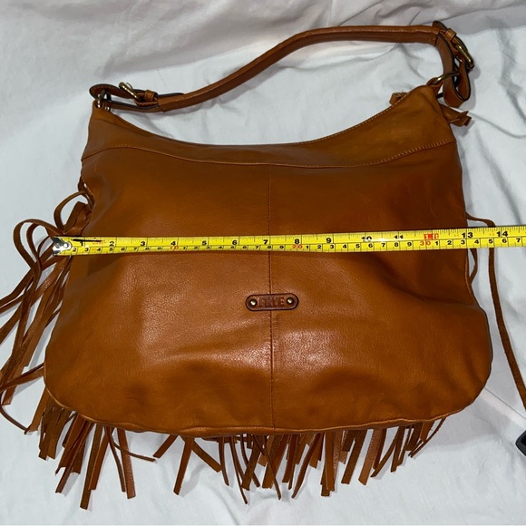 Like new Frye Whiskey Heidi Fringe Hobo slouchy Bag - Picture 11 of 15